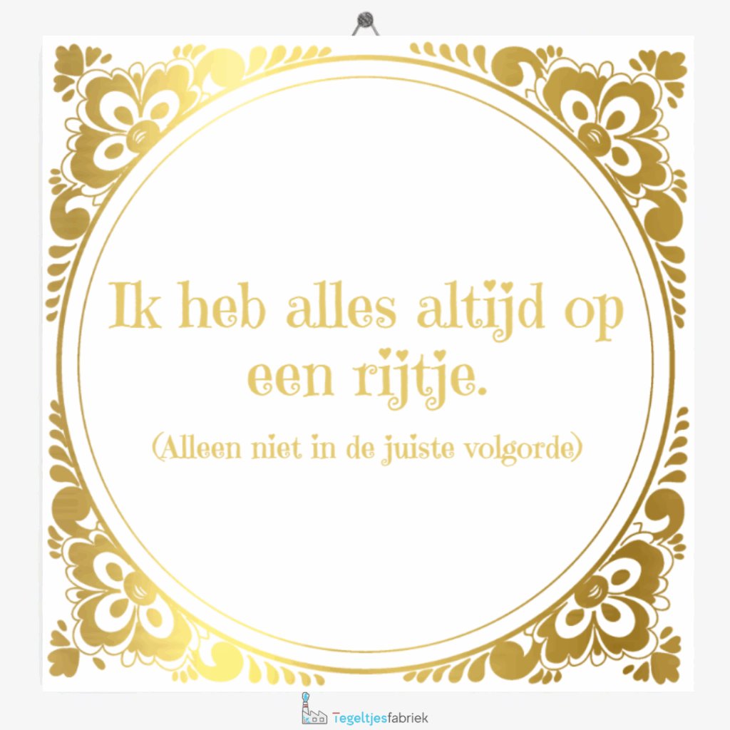 grappige tekst op tegeltje
