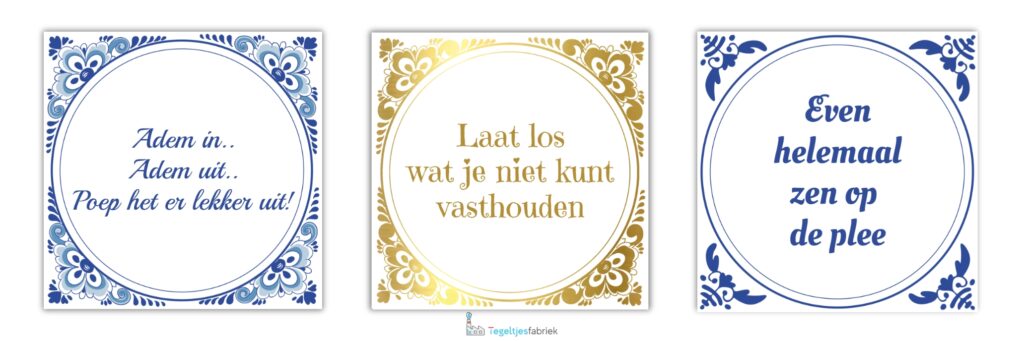 wc spreuken over ontspanning